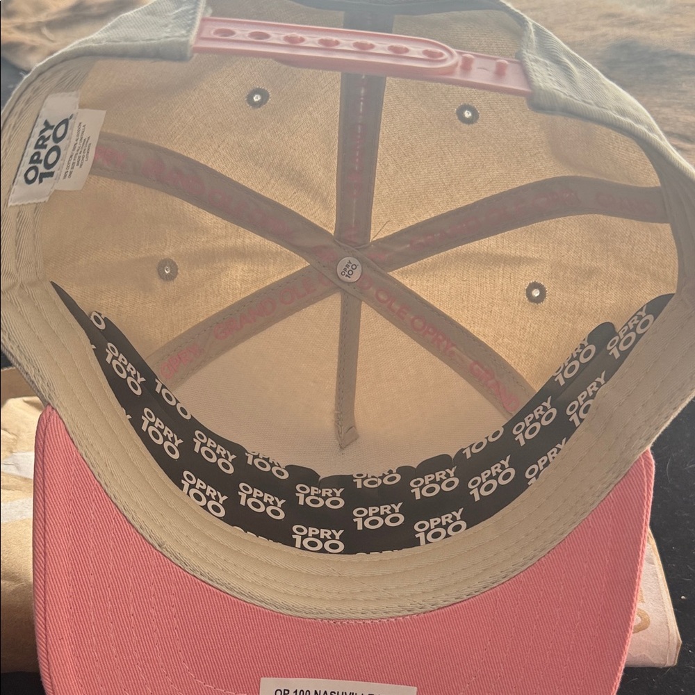 Pink and Cream Nashville Trucker Hat - Picture 3 of 5